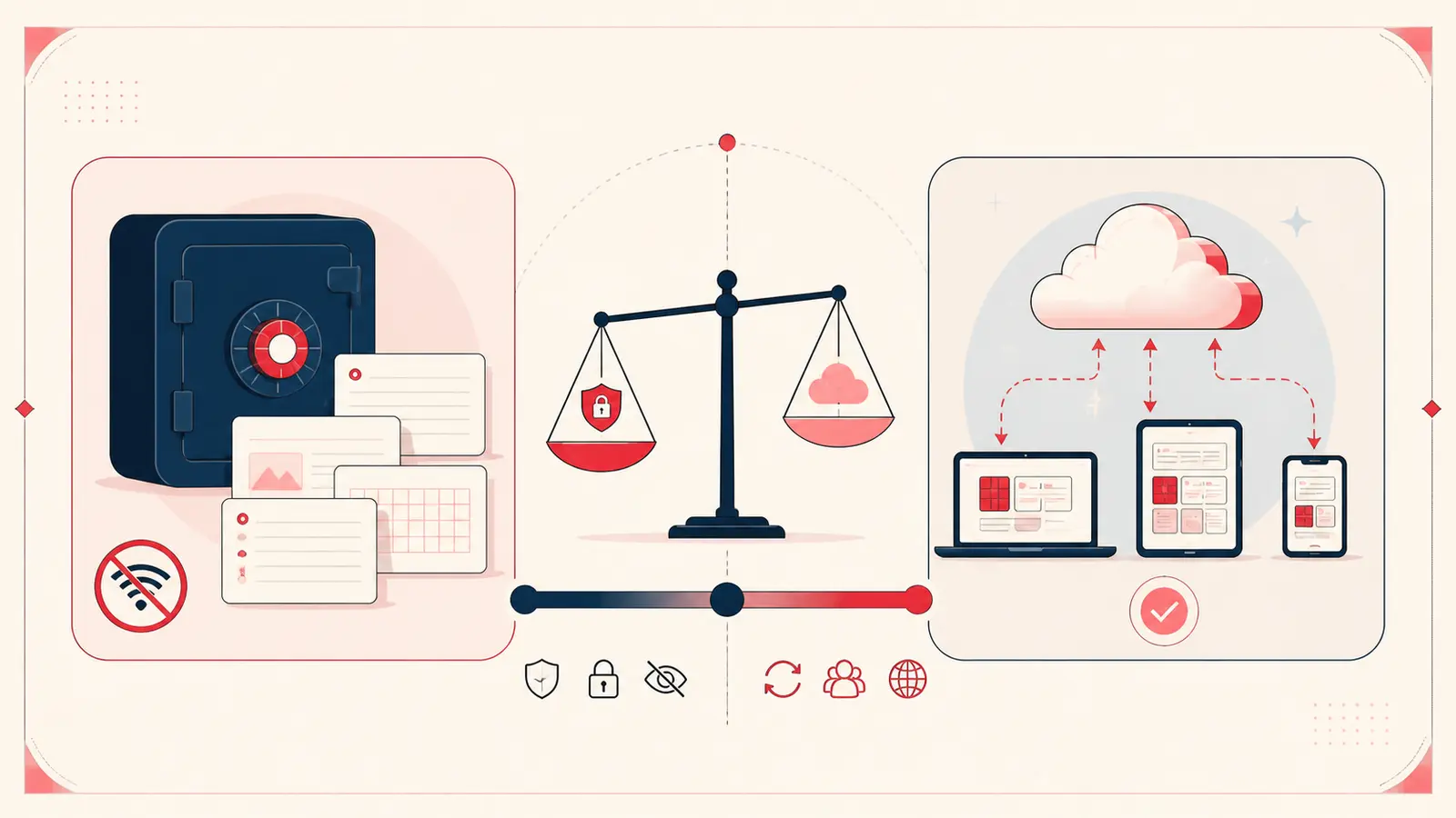 Lokale versus cloudsynchronisatie voor Pinterest-notities