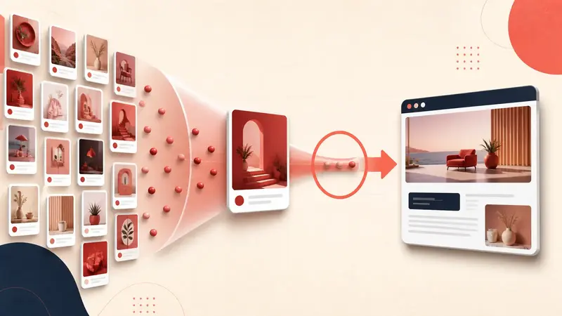 ارتفاع مرات الظهور على Pinterest ولكن انخفاض النقرات الخارجية؟